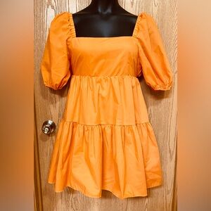 OWNGIGI Collection Orange Dress Size L